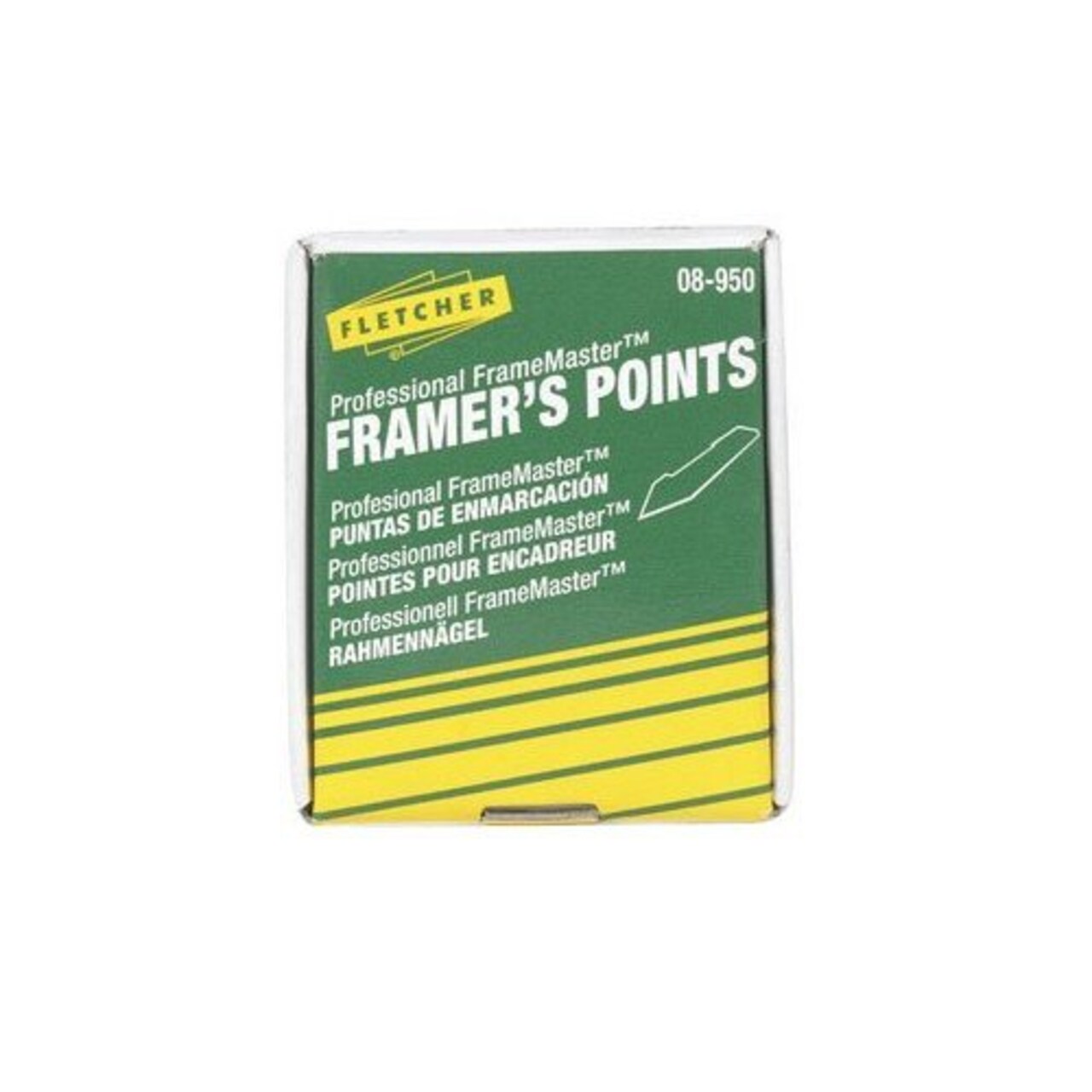 Fletcher 08-950 Wax Free Stacked Framer Points for 07-500 FrameMaster Driver, Silver, 5/8" Long, Pack of 3000